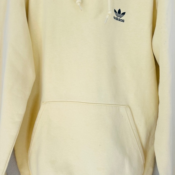Adidas Men's Light Yellow Hoodie - Picture 3 of 6